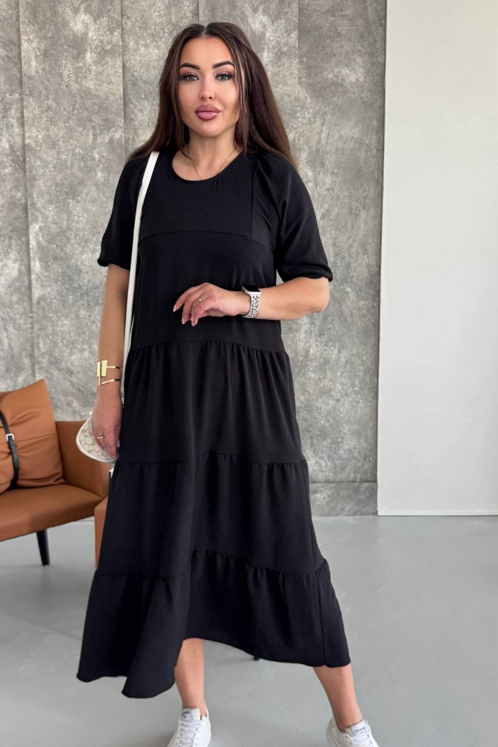 Платье с оборками SC-6064A380