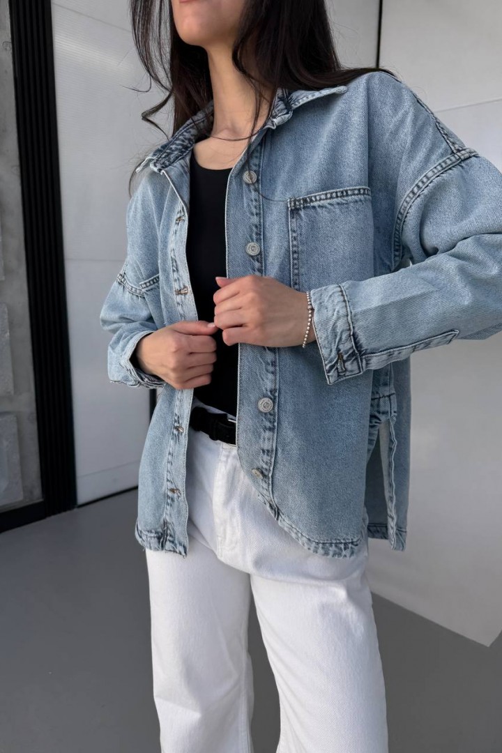 Джинсова сорочка WOW-4677A28