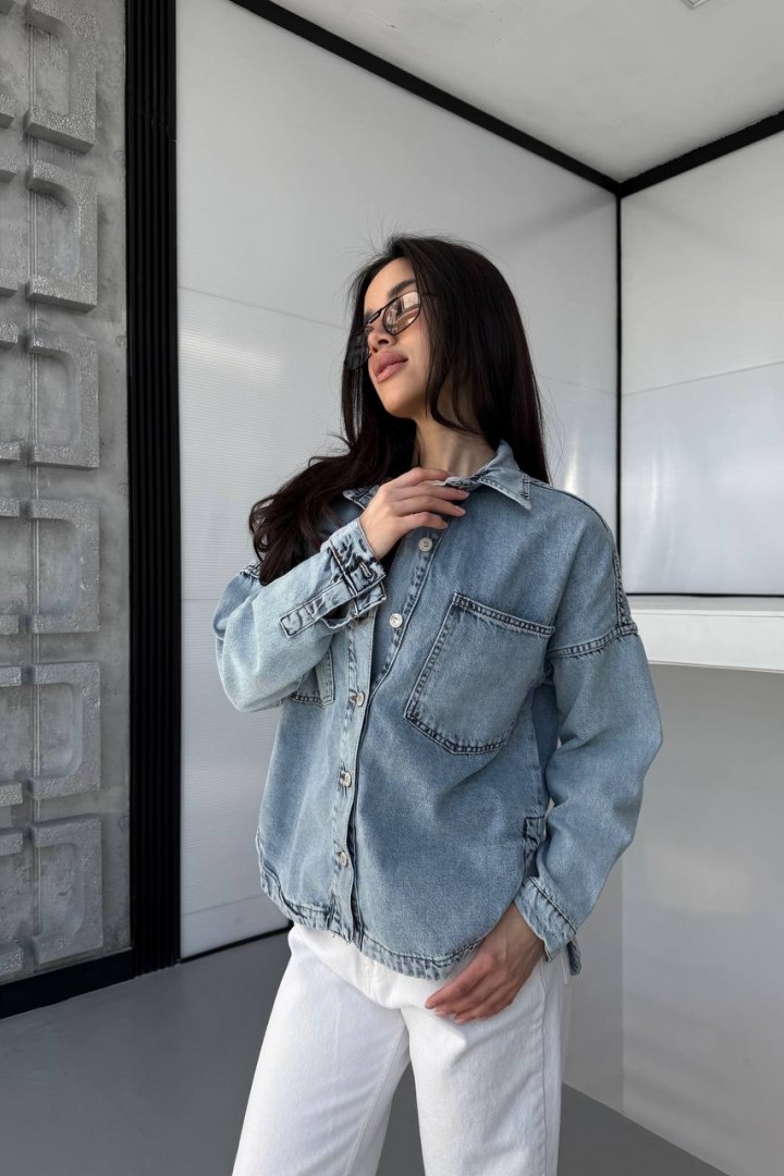 Джинсова сорочка WOW-4677A28