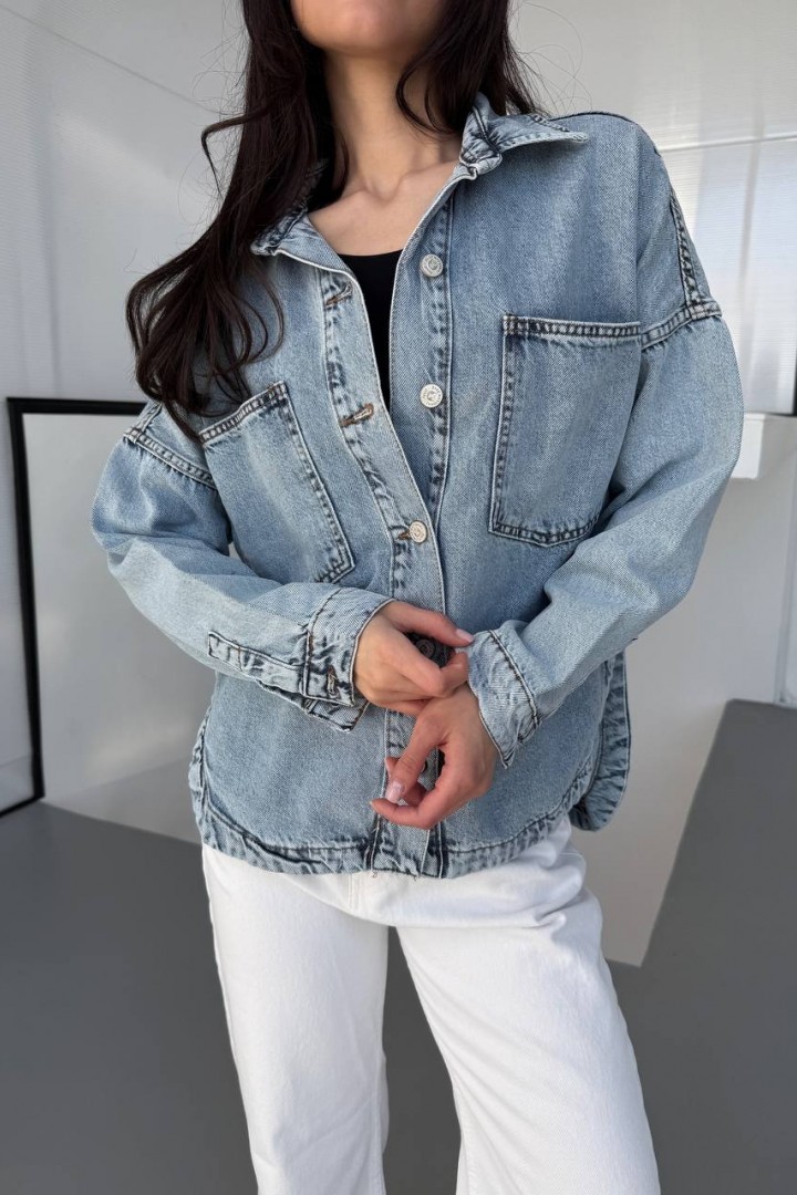 Джинсова сорочка WOW-4677A28