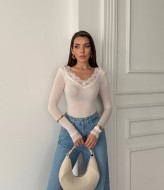 Лонгслив з V вирізом WOW-0554A10