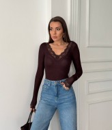 Лонгслив з V вирізом WOW-0554A10