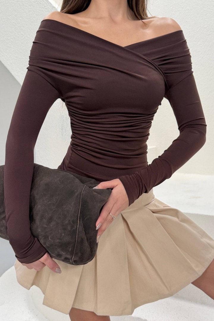 Лонг з відкритими плечима WOW-0550A10