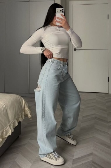 Джинси Баггі WOW-920A27