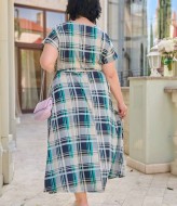Сукня у клітинку DG-c60A350