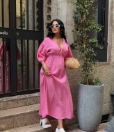 Платье с V-образным вырезом AP-1124А600