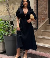 Платье с V-образным вырезом AP-1124А600