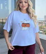 Футболка с аппликацией YS-2179А300B350