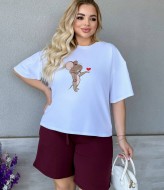 Футболка с аппликацией YS-2179А300B350