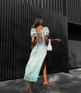 Платье с разрезом спереди VOL-294A470