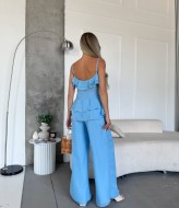 Шифоновый костюм брючный SSY-03A800