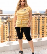 Костюм спортивный женский летний KYB-21207A18