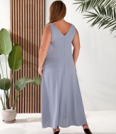 Платье из американского крепа TAS-1010A420