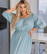 Платье с цветочным принтом VOJ-1015A550