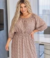 Платье с цветочным принтом VOJ-1015A550