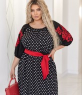 Платье с орнаментом VOJ-1018A700