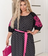 Платье с орнаментом VOJ-1018A700