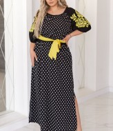 Платье с орнаментом VOJ-1018A700