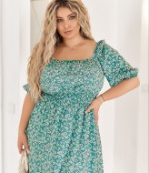 Платье с воланом VOJ-1021A500