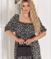 Платье с воланом VOJ-1021A500