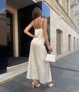 Шелковое платье макси POK-423A480