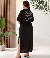 Платье – рубашка со стразами VOJ-1025A600