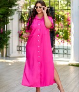 Платье – рубашка со стразами VOJ-1025A600