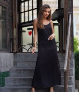 Шелковое платье макси POK-423A480