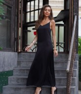 Шелковое платье макси POK-423A480