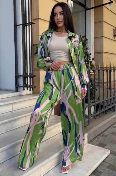 Летний шелковый костюм DN-248A800