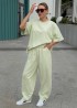 Костюм футболка oversize и брюки-бананы SOLO-271A1100