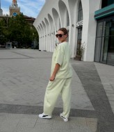 Костюм футболка oversize и брюки-бананы SOLO-271A1100