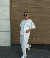 Костюм футболка oversize и брюки-бананы SOLO-271A1100