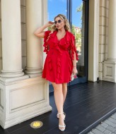 Платье с воланами на запах  YM-7095A16.5