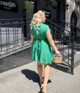 Платье с воланами на запах  YM-7095A16.5