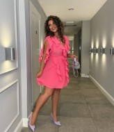 Платье с воланами на запах  YM-7095A16.5