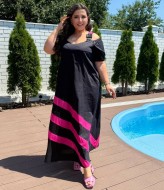 Летнее платье свободного кроя  VL-1095A800