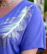 Удлиненная футболка женская NU-1460A11