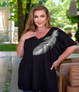 Удлиненная футболка женская NU-1460A11