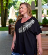 Удлиненная футболка женская NU-1460A11