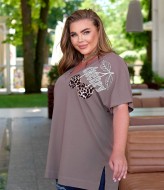 Женская футболка батал  NU-1459A11