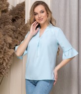 Блуза с v образным вырезом  JAV-455.5190A180