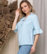 Блуза с v образным вырезом  JAV-455.5190A180