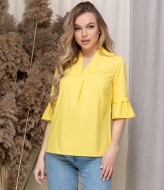 Блуза с v образным вырезом  JAV-455.5190A180