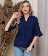 Блуза с v образным вырезом  JAV-455.5190A180