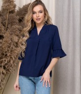 Блуза с v образным вырезом  JAV-455.5190A180