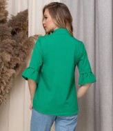 Блуза с v образным вырезом  JAV-455.5190A180