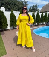 Однотонное платье VK-084A950