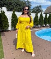 Однотонное платье VK-084A950