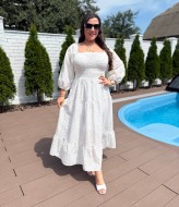 Однотонное платье VK-084A950 Однотонное платье VK-084A950